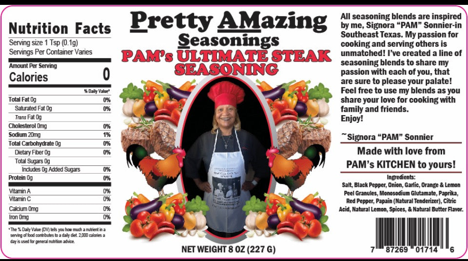 Pretty AMazing Seasonings - PAM'S ULTIMATE STEAK SEASONING