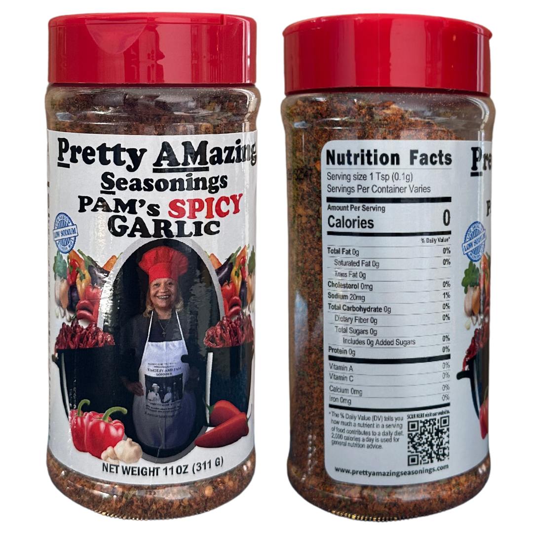 Pretty AMazing Seasonings - PAM'S *SPICY* GARLIC